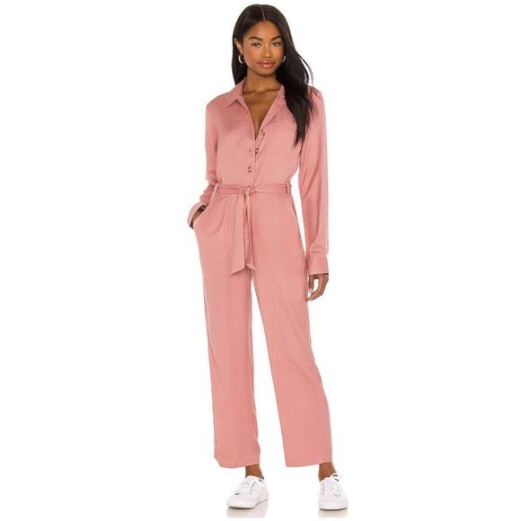 L*Space RevolveBlush Pink Mavericks Jumpsuit Size Small - Picture 1 of 7